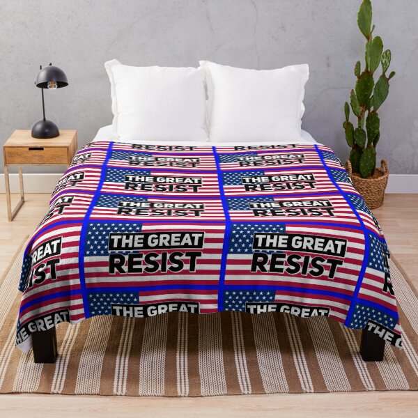 Item preview, THE GREAT RESIST USA FLAG designed and sold by GraffitiBomberZ.