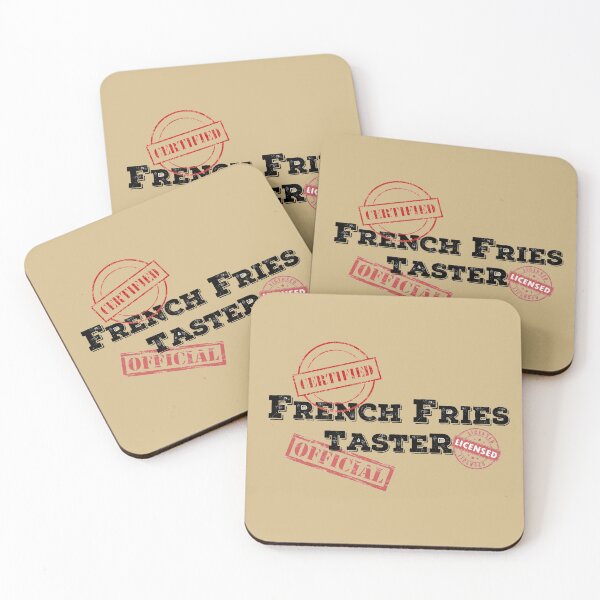 Item preview, CERTIFIED FRENCHFRIES TASTER designed and sold by THE AMERICAN TEEVANGELIST.
