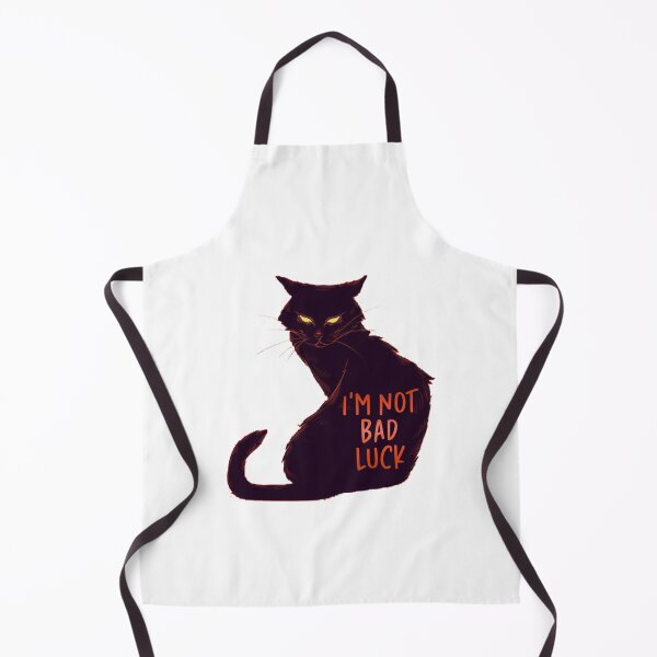 Item preview, black cat - I'm Not Bad Luck designed and sold by ONPINI.
