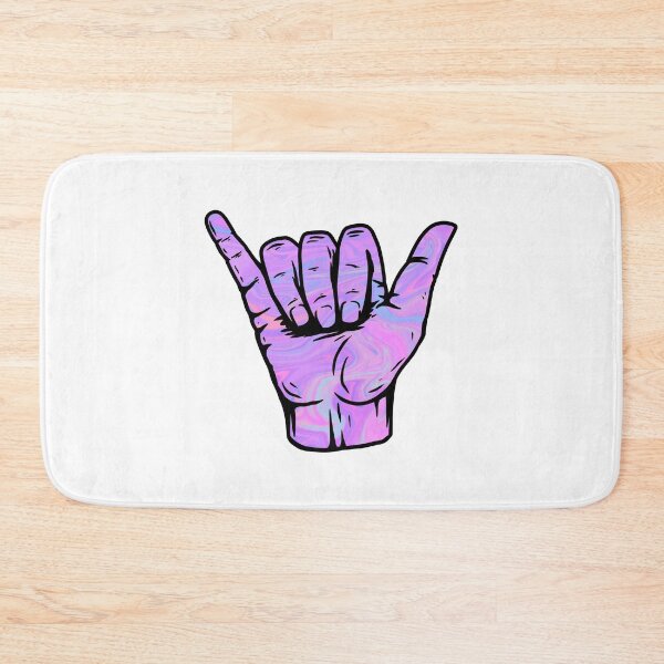 Item preview, Trippy Swirly Liquify Marble Pattern Hang Loose Shaka designed and sold by EpicCreation.