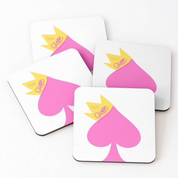 Item preview, Pink Queen of Spades with crown designed and sold by KeikoandSarge.