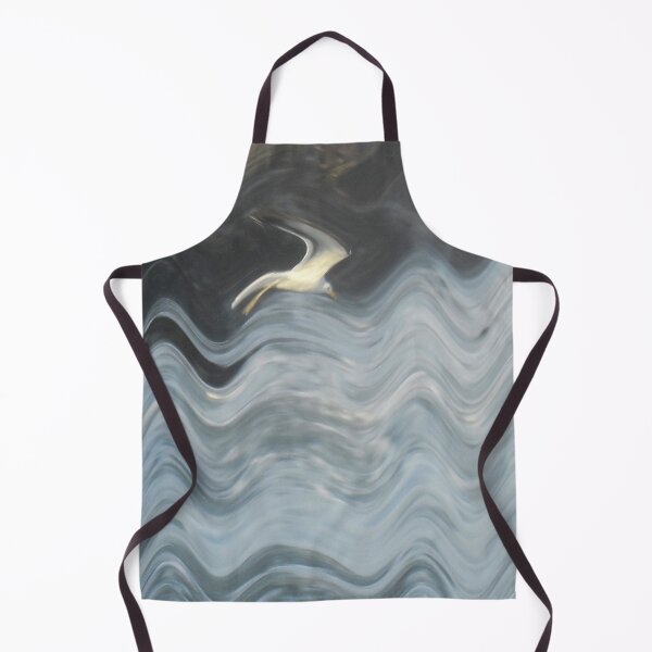 Item preview, Abstract Ocean Seagull Large Sea Rocks on Misty Day Coastal Art 3 of 4 designed and sold by Beachy.