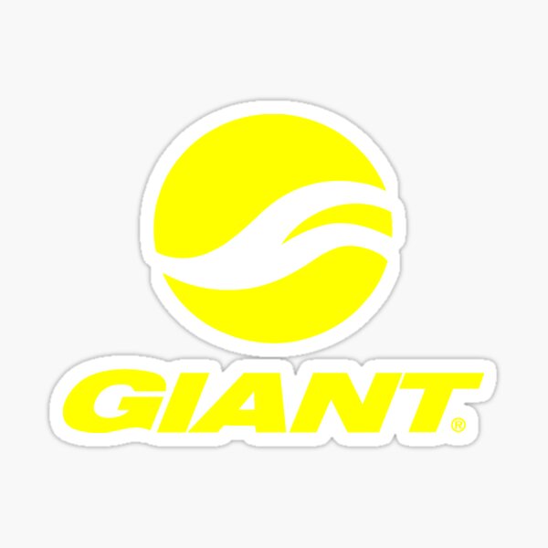 "yellow Giant Bicycles" Sticker for Sale by kacangisorkali Redbubble