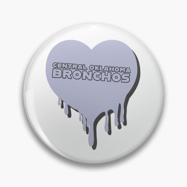 Item preview, Central Oklahoma Bronchos Melty Heart Logo designed and sold by eNVy Co.