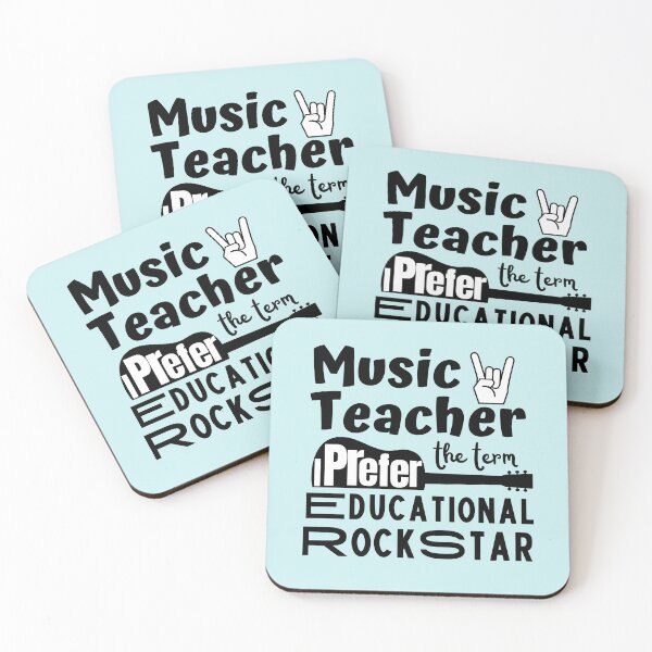 Item preview, Music Teacher I Prefer The Term Educational Rockstar For Funny Musical Teacher And Musician As A Educational Rockstar designed and sold by Funwithmusic.