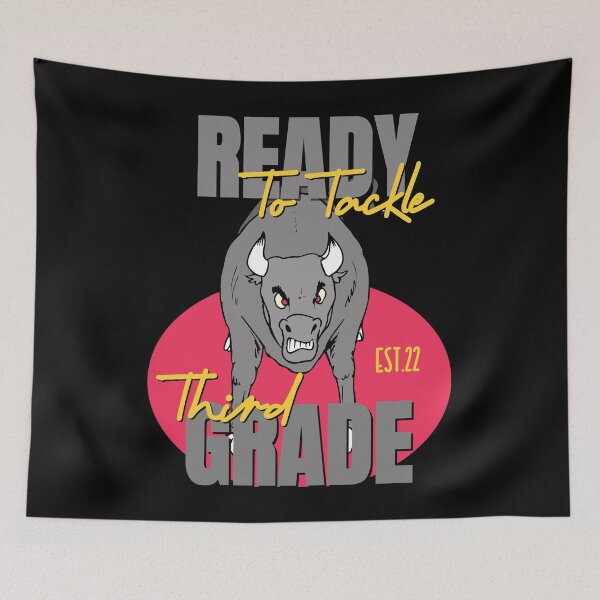 Item preview, READY TO TACKLE THIRD GRADE designed and sold by GAADesignz.
