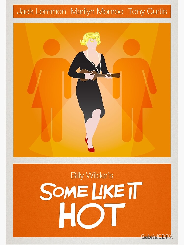 Some Like It Hot Poster For Sale By Gabrielcdpx Redbubble