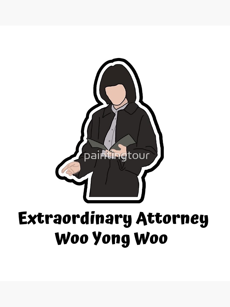 " extraordinary attorney Woo Yong Woo " Poster for Sale by paintingtour