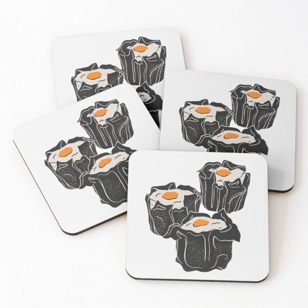 Item preview, fish and egg sushi designed and sold by foodandbeverage.