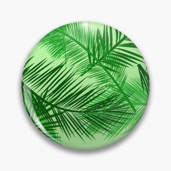 Artikelvorschau, Palm Leaf Print, Smaragd und Lime Green entworfen und verkauft von Marymarice.