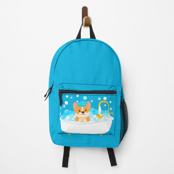 Item preview, Corgi taking a bath designed and sold by Ameliamaar.