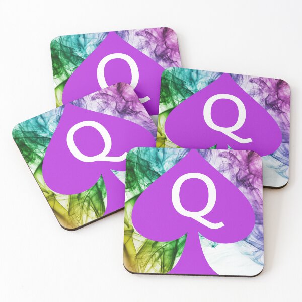 Item preview, Colorful Queen of Spades Art designed and sold by KeikoandSarge.