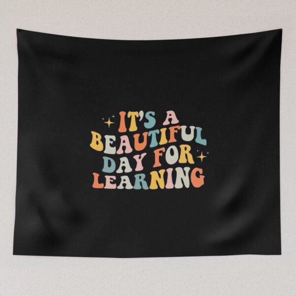 Item preview, It's A Beautiful Day For Learning Funny Teacher, Teacher Life, Back To School, Gift for Teacher, Retro Teacher  designed and sold by Diferenty Shop  ⭐⭐⭐⭐⭐.