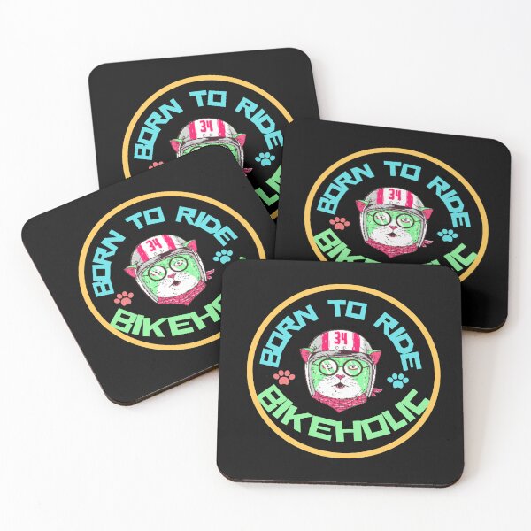 Item preview, Born to ride Bikeholic stickers/T-shirts designed and sold by SHREE ART STUDIO.