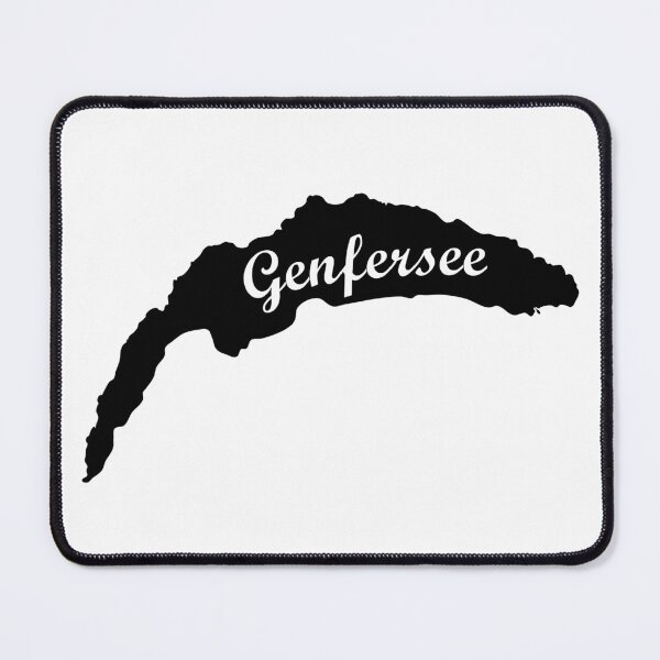 Item preview, Outline of Lake Geneva with german label designed and sold by game2genesis.