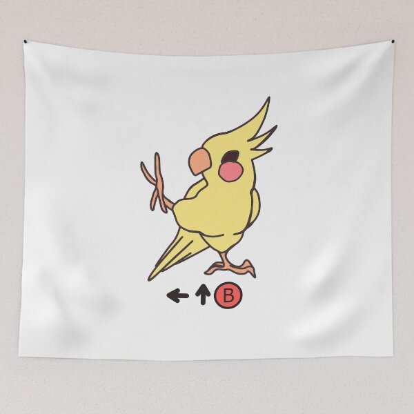 Aperçu de l'œuvre Combat de Cockatiel moyen créée et vendue par SalamiPrints.