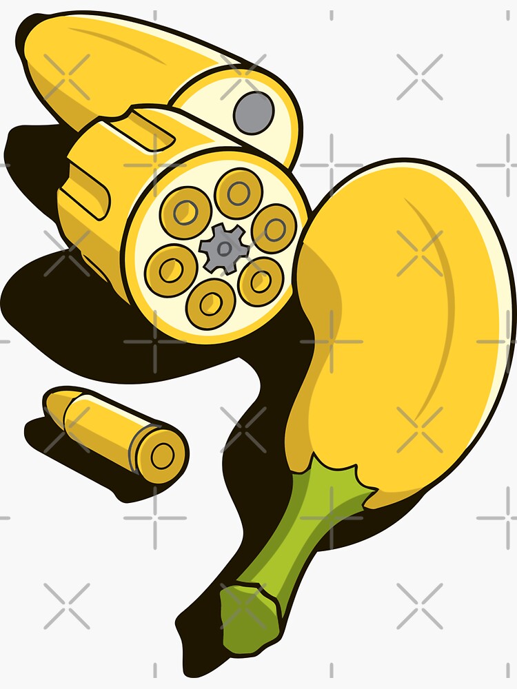 " Banana gun " Sticker for Sale by aDevlop25 Redbubble