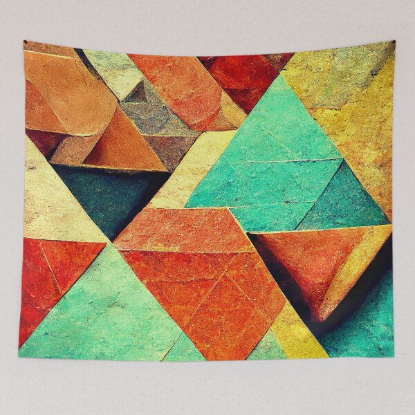 Item preview, Colorful Triangle Pattern [34] designed and sold by FreshAirShop.