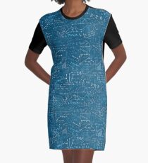 Math Lessons (Teal) Graphic T-Shirt Dress