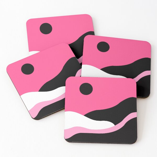 Item preview, Pink Abstract Landscape Desert Minimalism designed and sold by Ankerd.