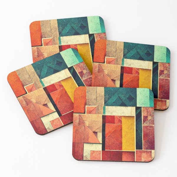 Item preview, Colorful Cubist Pattern [35] designed and sold by FreshAirShop.