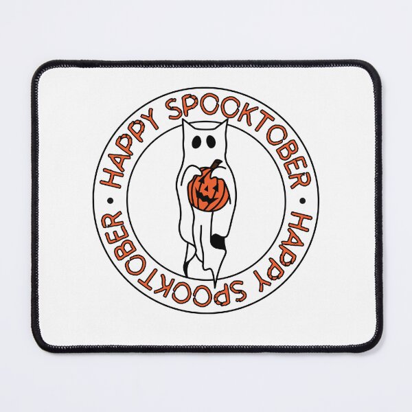 Item preview, Spooktober Spooky Kitty Cat in a ghost costume designed and sold by to-esu.