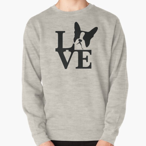 Boston Terrier Love Pullover Sweatshirt