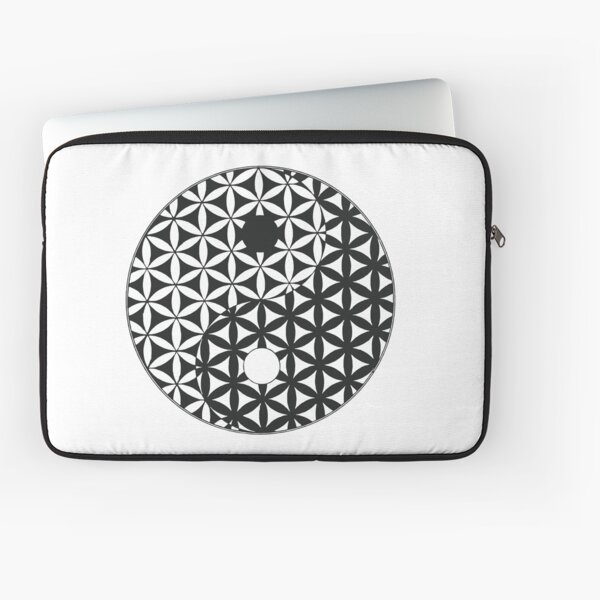 Vista previa del artículo con la obra «Flor de la vida espacio-tiempo Yin Yang», diseñado y vendido por teenugs.