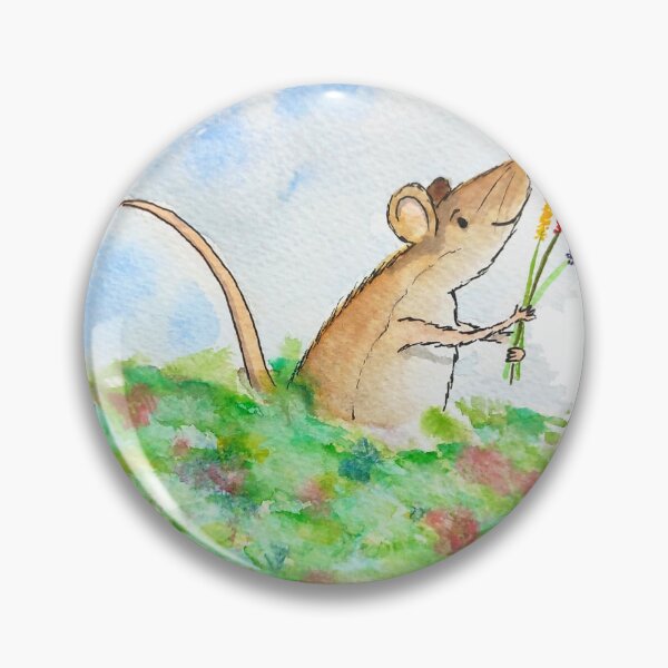 Item preview, ratón regalando flores designed and sold by edcreativ.