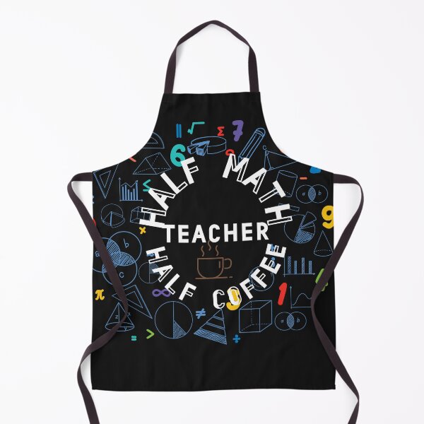 Item preview, Half Math Teacher Half Coffee - Funny Coffee Education quote designed and sold by marvacousins246.