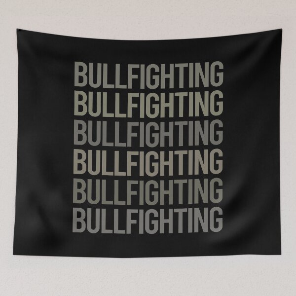 Item preview, Gray Text Art Bullfighting Bullfight Bullfighter designed and sold by TarynBrown3126.