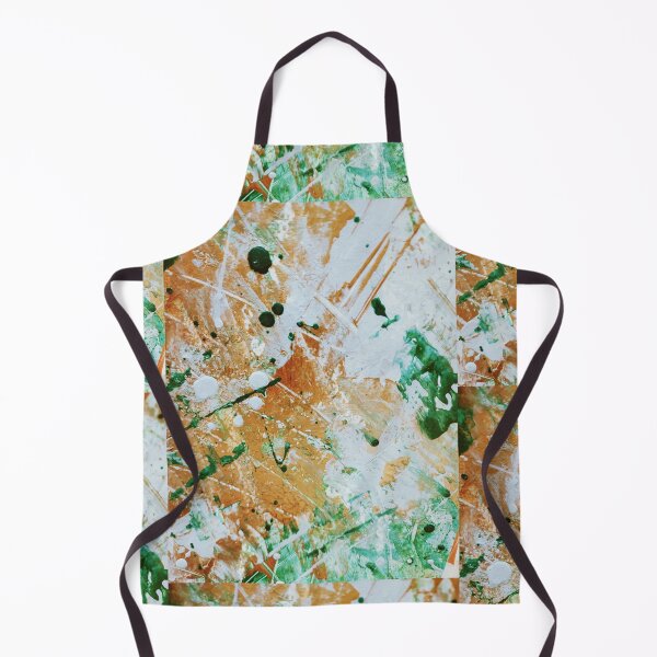 Item preview, Orange Green White Paint Splatter  designed and sold by Grey Robinson.
