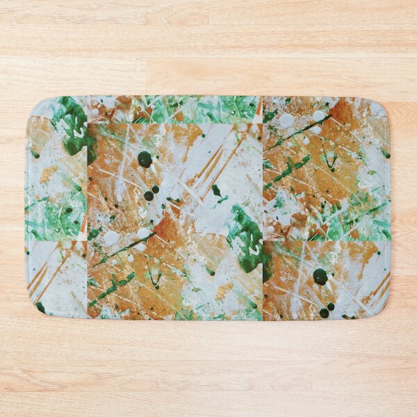 Item preview, Orange Green White Paint Splatter  designed and sold by Grey Robinson.