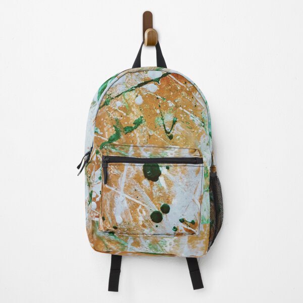 Item preview, Orange Green White Paint Splatter  designed and sold by Grey Robinson.