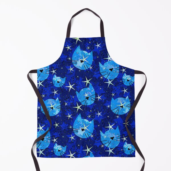 Artikelvorschau, Galaxy Cats - Blaue kosmische Kätzchen im Weltraum entworfen und verkauft von Michelebuttons.