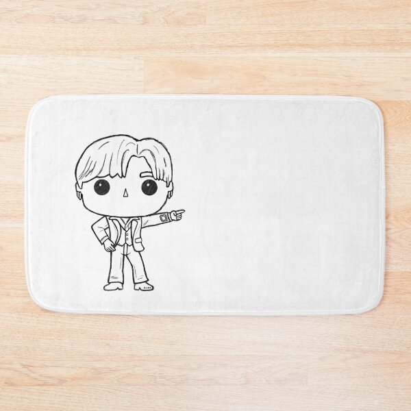 Item preview, BTS Suga / Yoongi Dynamite (outline) designed and sold by mymikrokosmos.