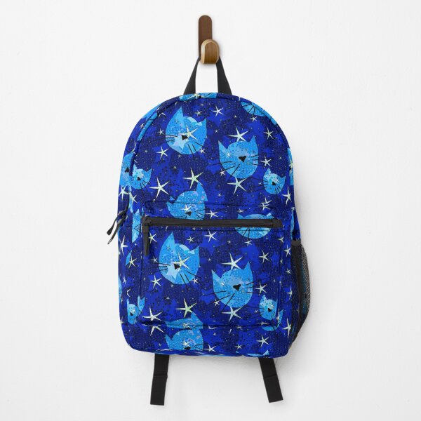 Item preview, Galaxy Cats - Blue Cosmic Kittes in Space designed and sold by Michelebuttons.