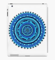 Blaue Mandala iPad-Hülle & Klebefolie