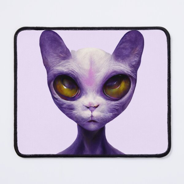 Item preview, A cat alien purple  designed and sold by JequiPrint.