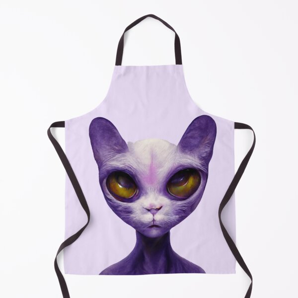 Item preview, A cat alien purple  designed and sold by JequiPrint.