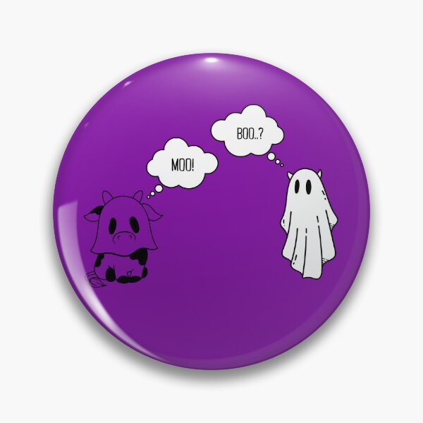 Item preview, Moo I Mean Boo Spooktober Halloween 2022 design designed and sold by to-esu.