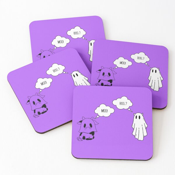 Item preview, Moo I Mean Boo Spooktober Halloween 2022 design designed and sold by to-esu.