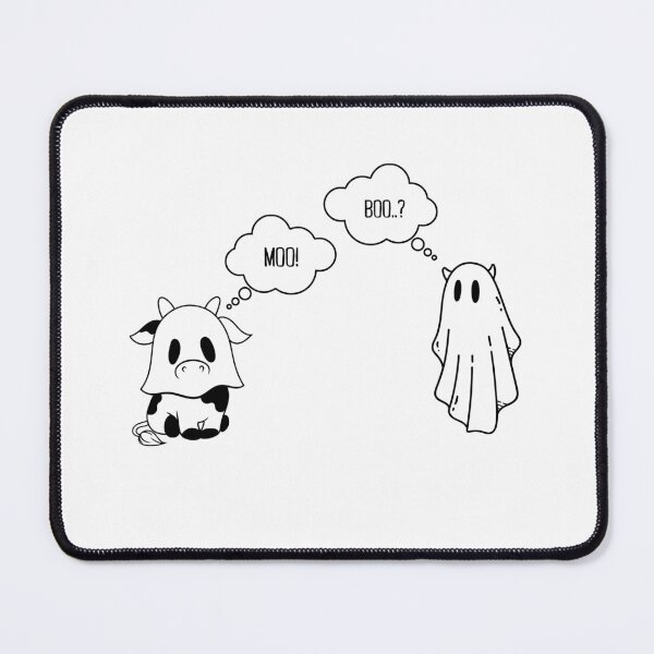 Item preview, Moo I Mean Boo Spooktober Halloween 2022 design designed and sold by to-esu.