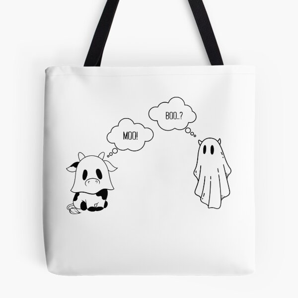 Item preview, Moo I Mean Boo Spooktober Halloween 2022 design designed and sold by to-esu.