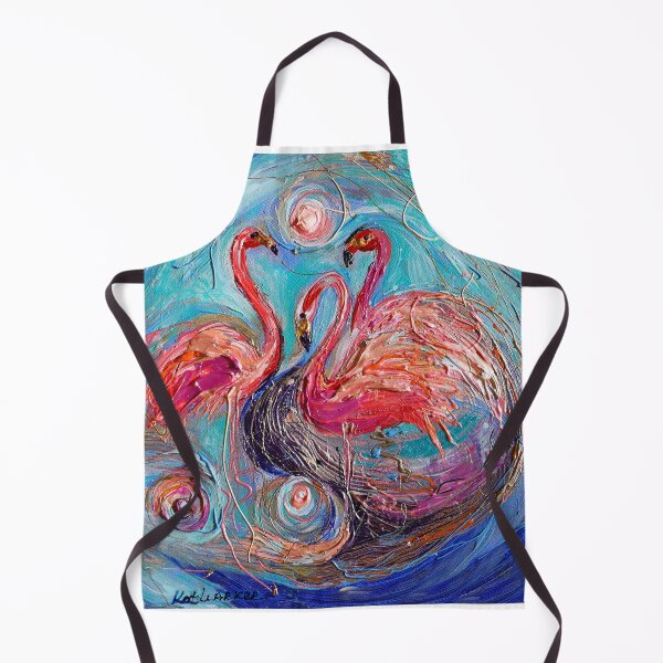 Item preview, Life Totem #8. Dance of Flamingos designed and sold by Elena Kotliarker.
