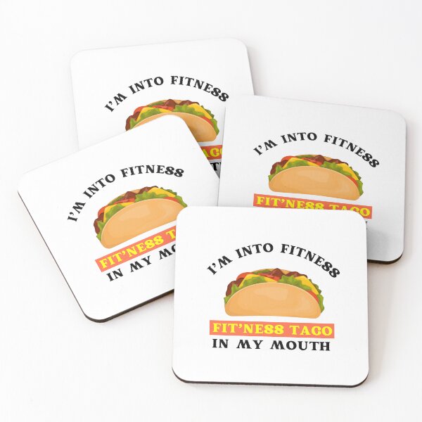 Item preview, I'm Into Fitness Taco In My Mouth Funny Humorous gym designed and sold by ICbestshop.