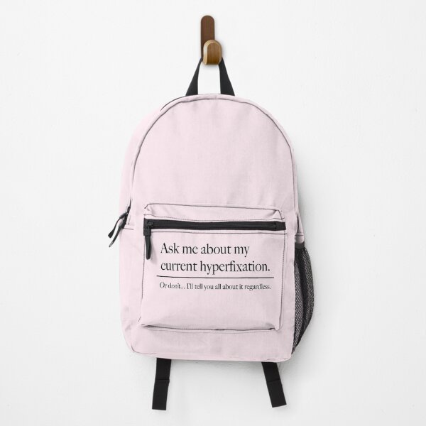 Item preview, Ask me about my hyperfixation in pink  designed and sold by saint-shores.