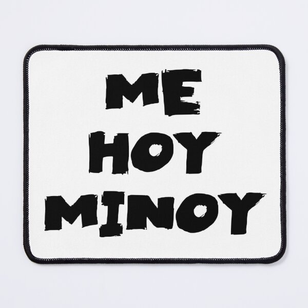 Item preview, Me Hoy Minoy Text Monochrome White designed and sold by Meepuruproject.