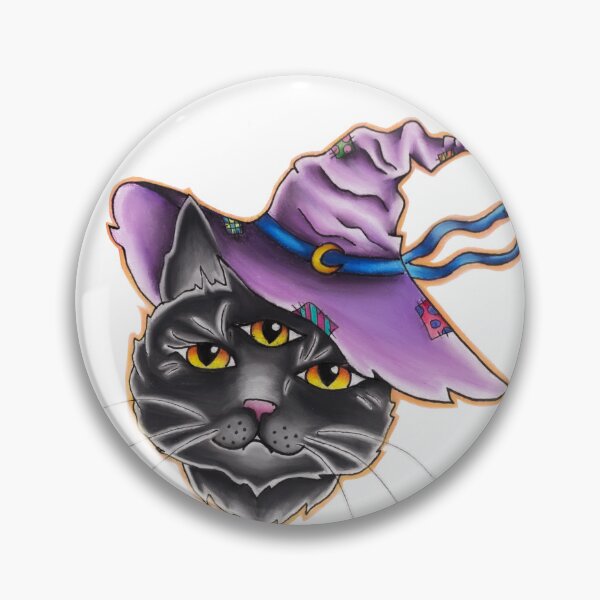 Item preview, Witchy Cat designed and sold by imbuedink.