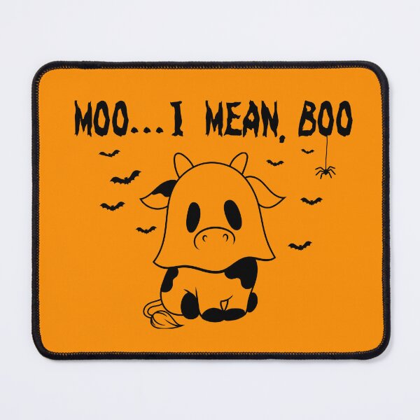 Item preview, Moo I Mean Boo Spooktober Halloween 2022 design designed and sold by to-esu.